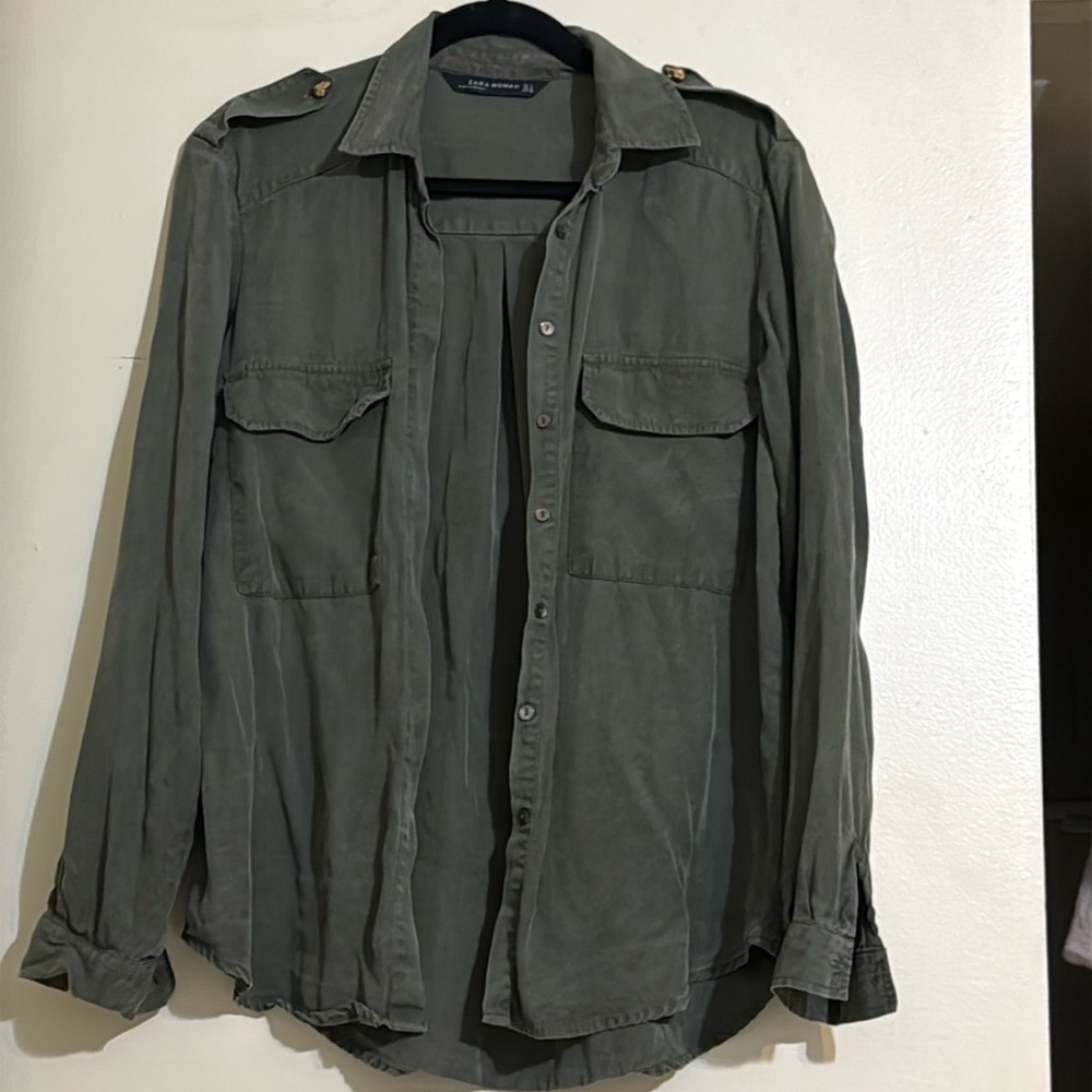 Zara button down shirt